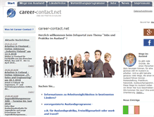 Tablet Screenshot of career-contact.net